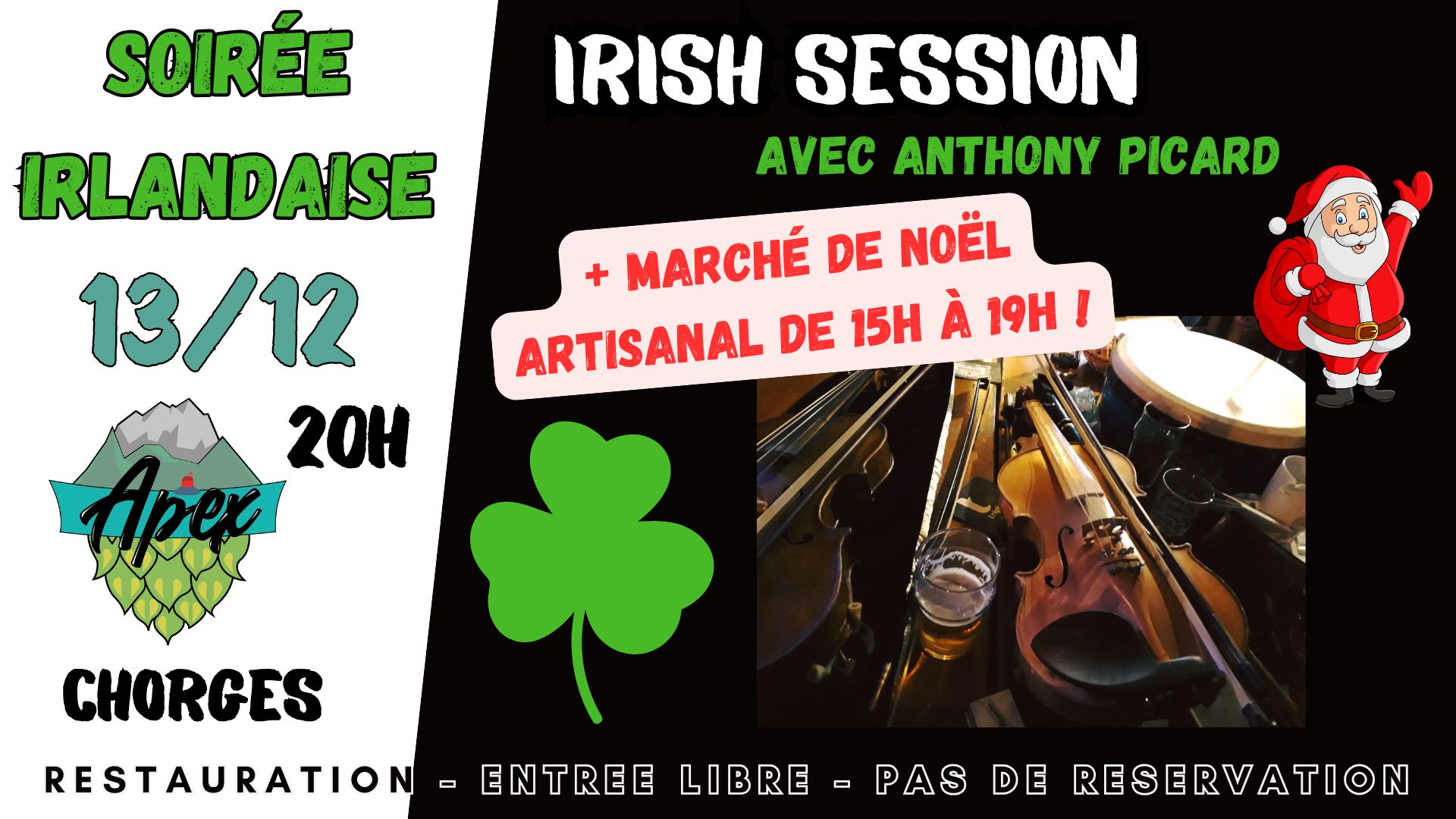 soirée irlandaise et marché artisanal