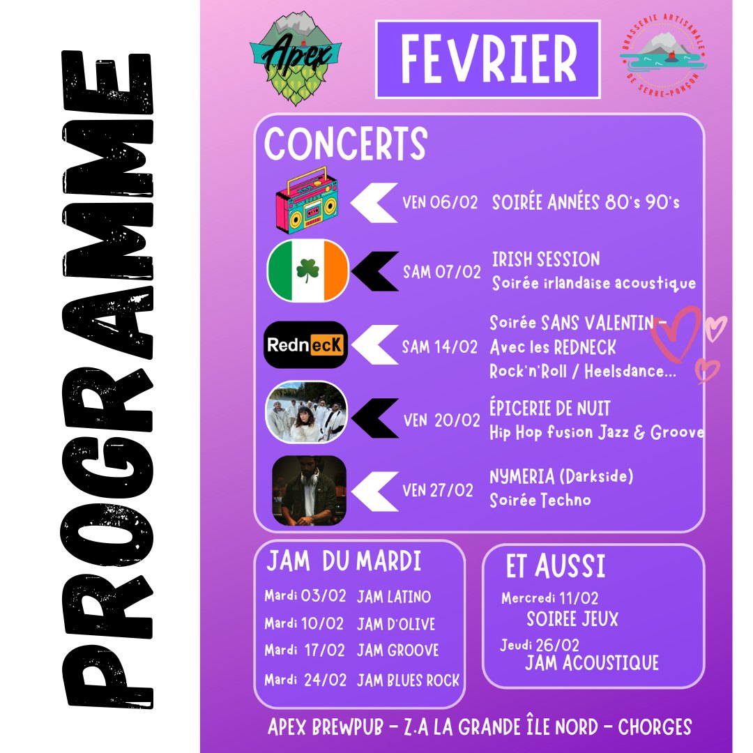 prog Apex fevrier 2026