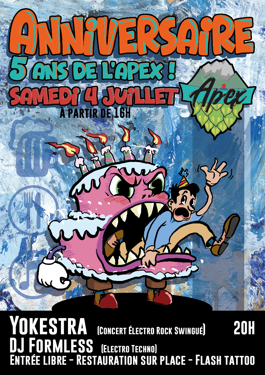 Anniversaire 5 ans APEX