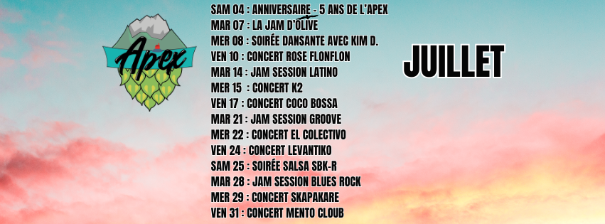 prog juillet
